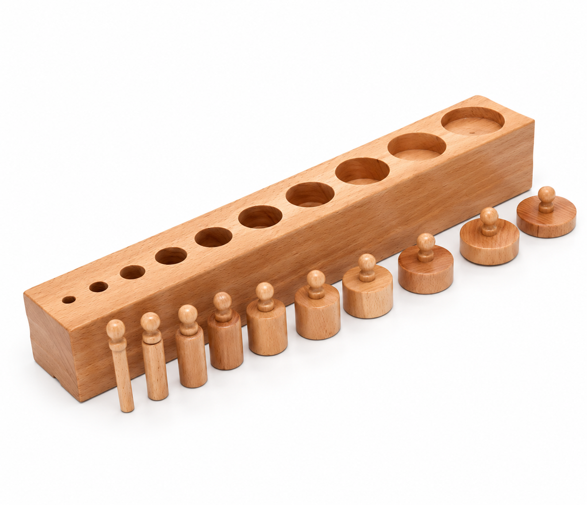 Wooden Montessori Shape-Sorting Toy.