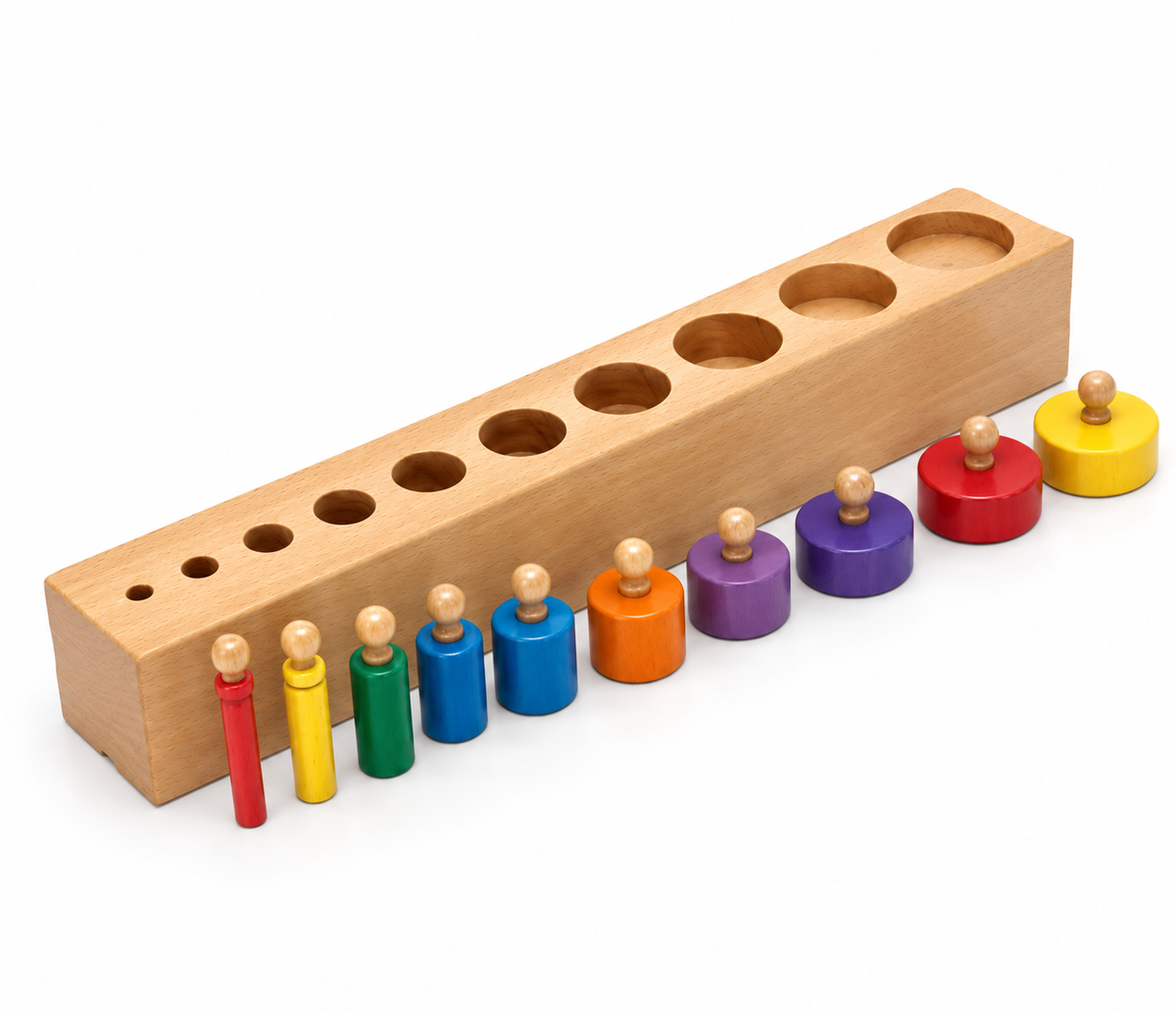 Wooden Montessori Shape-Sorting Toy.
